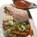 Child portion of hot dishes
